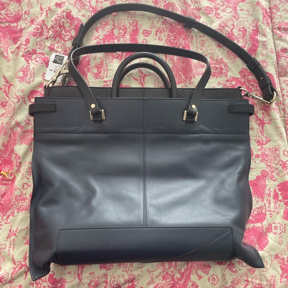 COPY - BNWT PS19 navy and black leather tote Large size - Picture 3 of 7